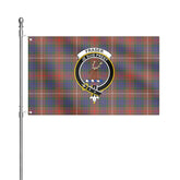 Fraser (of Lovat) Hunting Modern Tartan Crest House Flag